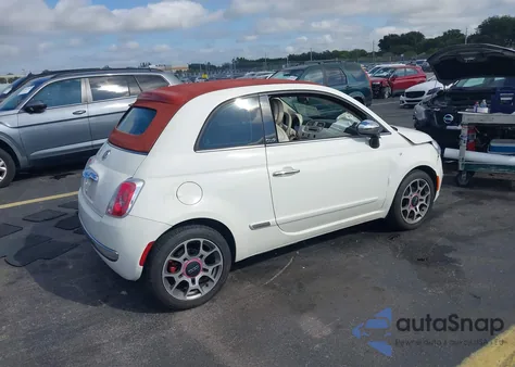 2012 Fiat 500C Lounge from USA, damaged, VIN 3C3CFFER8CT223565